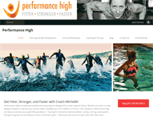 Tablet Screenshot of performancehigh.com