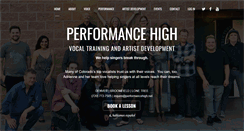 Desktop Screenshot of performancehigh.net