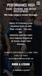 Mobile Screenshot of performancehigh.net