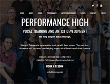 Tablet Screenshot of performancehigh.net